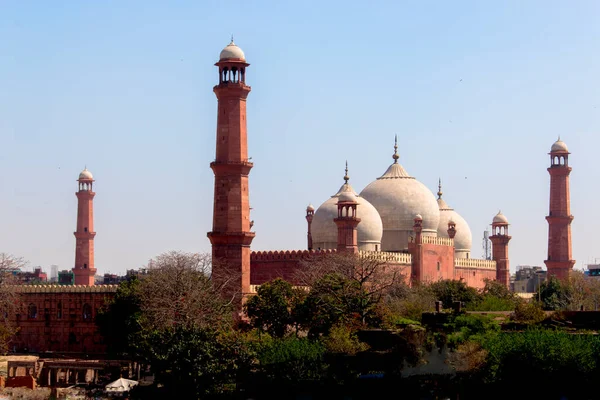 Lahore Pakistan Daki Badshahi Camii Stok Resim