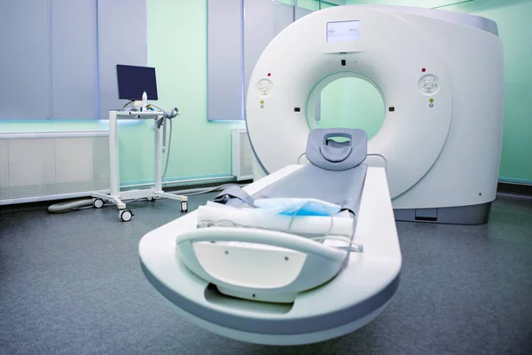 Complete CAT Scan System in a Hospital Environment. Magnetic resonance imaging scan.