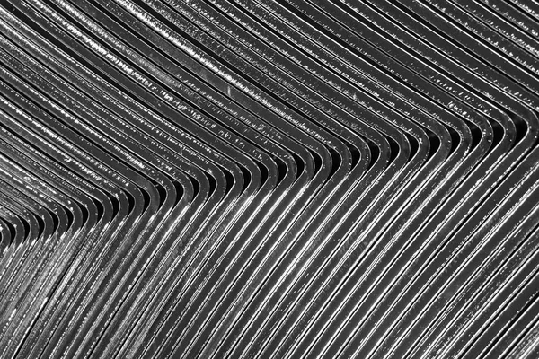Stapel Metalen Textuur Van Hoek Fabriek — Stockfoto
