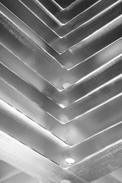 Pila Texture Angolare Metallo Fabbrica — Foto Stock
