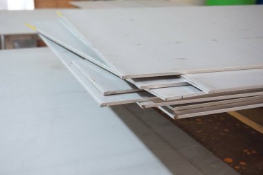 Paslanmaz çelik plaka için kullanılan arka plan yığını