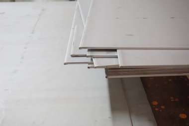 Paslanmaz çelik plaka için kullanılan arka plan yığını