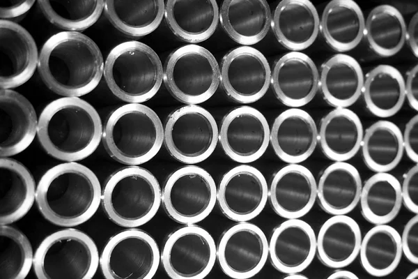 abstract of circle metal tube for background used
