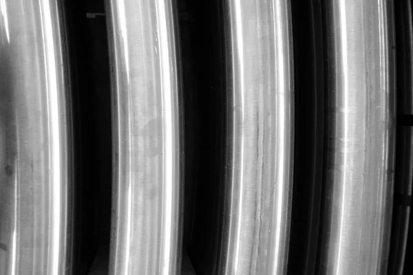 Abstract Metal Tube Background Used — Stock Photo, Image
