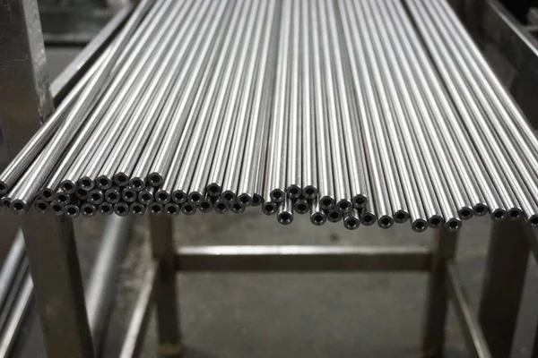 group of stainless steel shaft  in factory