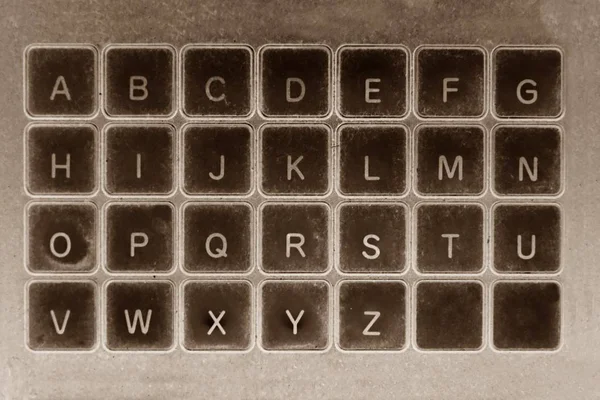 Abstrak Dari Keyboard Dalam Gaya Retro Untuk Latar Belakang Yang — Stok Foto
