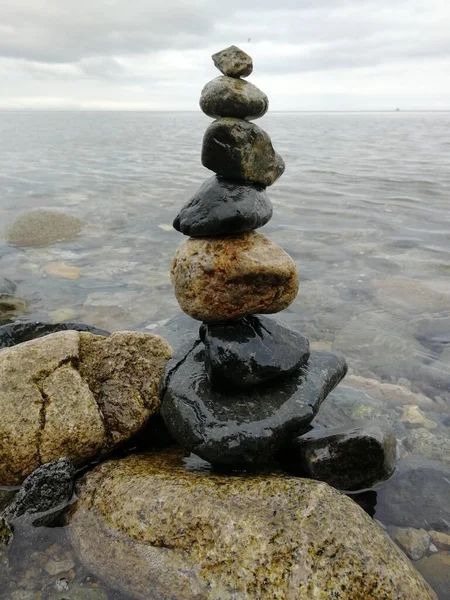 Stenen Boven Elkaar — Stockfoto