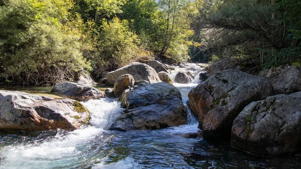 Dağlardan aşağı sallanan nehir