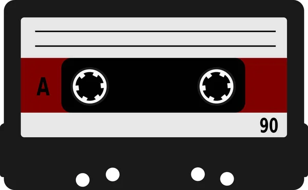 Retro Mix Tape Cassette Tape — Stockvector