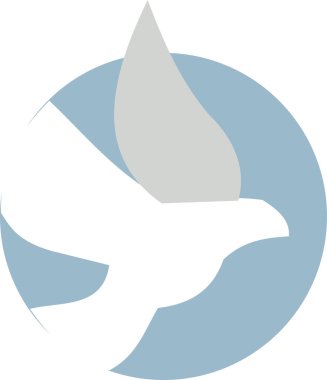 Güvercin Simgesi Vektör Tasarımı