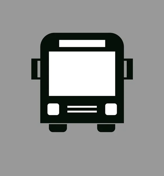 Véhicule Transport Par Autobus Icône Desing — Image vectorielle