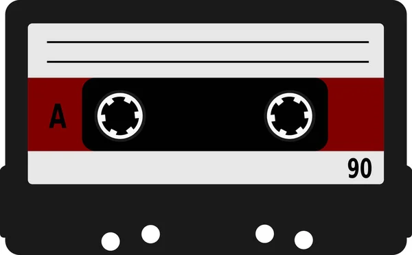 Retro Mix Tape Cassette Tape — Stockvector