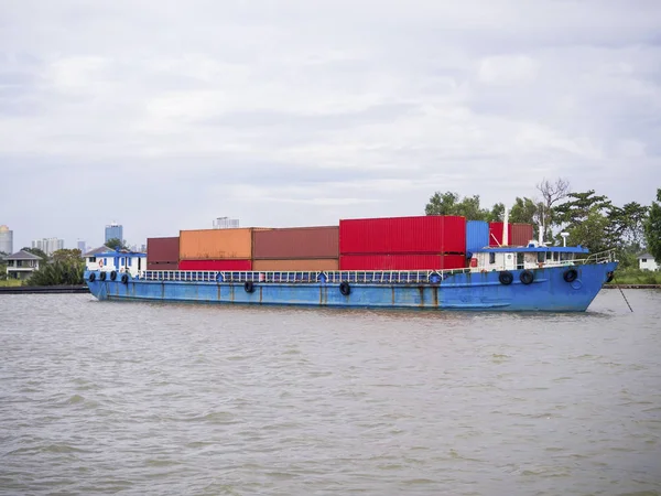 Navio contentor de carga — Fotografia de Stock