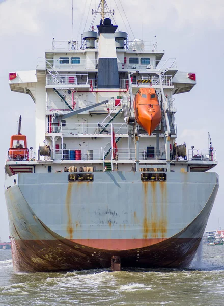 General cargo ship, Stern — стоковое фото