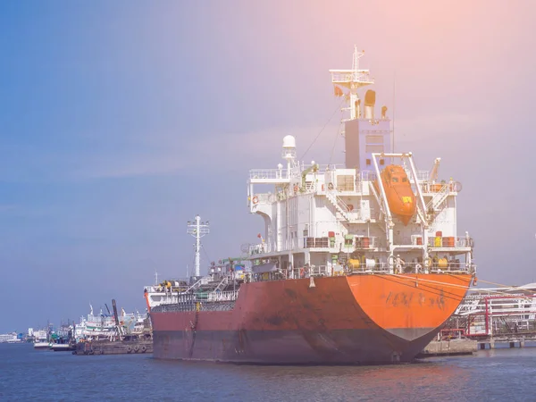Gemi petrol tankerleri — Stok fotoğraf