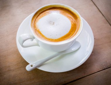 sıcak Latte fincan