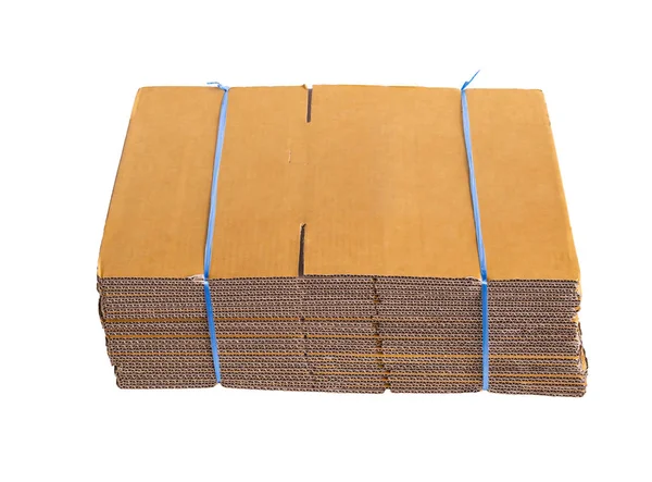 Brown natural color detailed paperboard — Stock Photo, Image