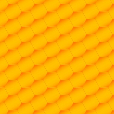 Kusursuz altıgen deseni. Arı kovanından bal peteği arkaplanı. Geometrik dokunun vektör çizimi. Web, baskı, duvar kağıdı, tekstil tasarımı, tatil dekorasyonu için desen