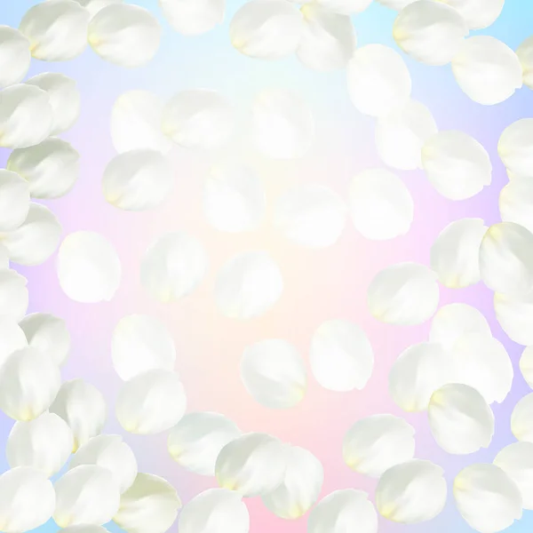 Soluk Arkaplanda Beyaz Yapraklar Var Tebrik Kartı Duvar Kağıdı Ilanları — Stok Vektör