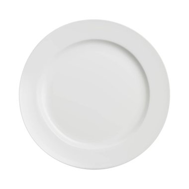 Beyaz arka plan beyaz tabakta. Vektör çizim.