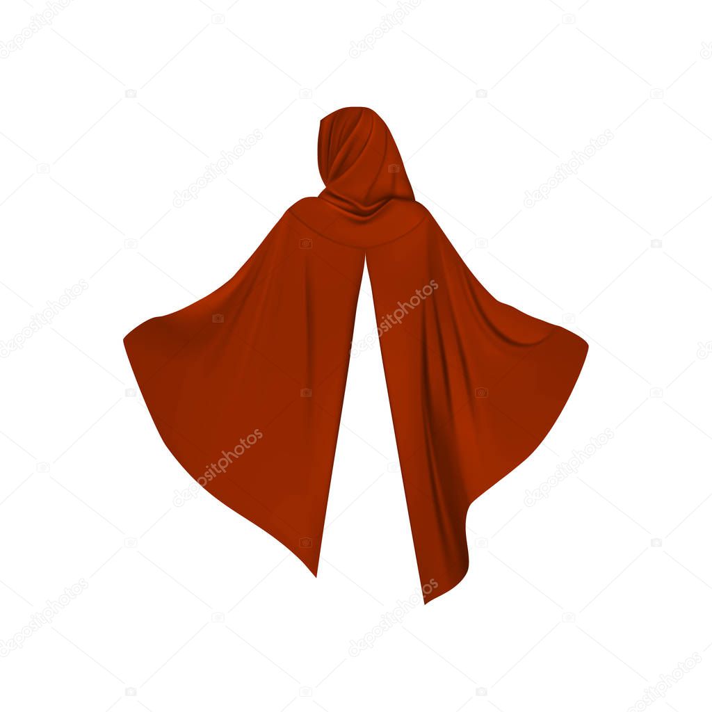 Mantle, cloak, cape. Vector illustration.