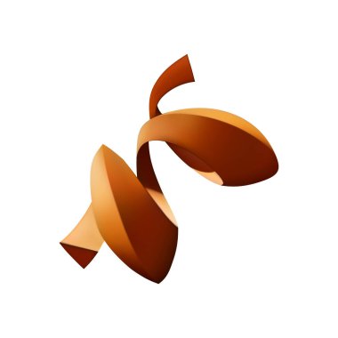 Beyaz arka planda izole modern heykeller. Vektör Illustration.