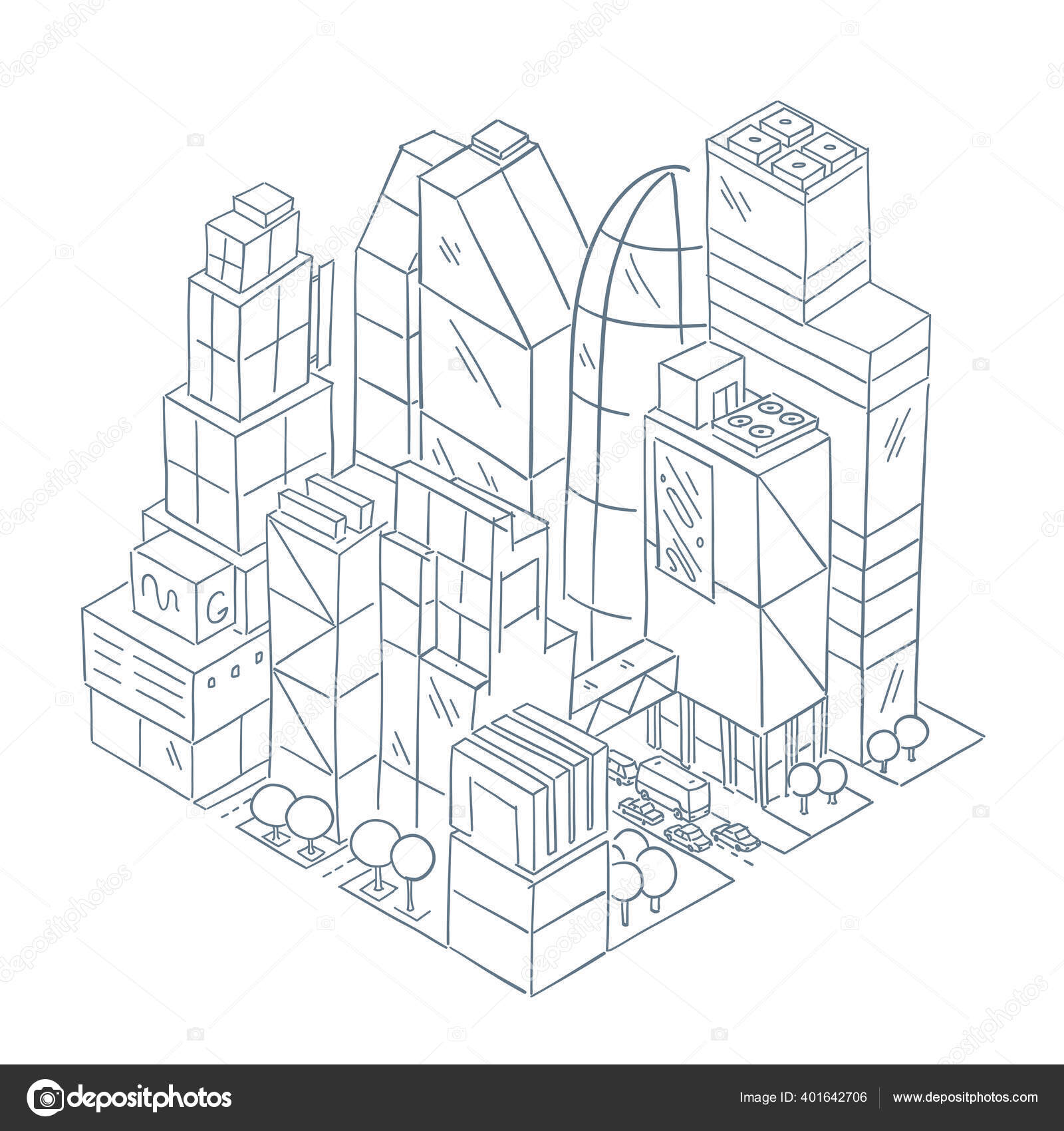 Office building drawing vectors free download 104,600 editable .ai .eps  .svg .cdr files