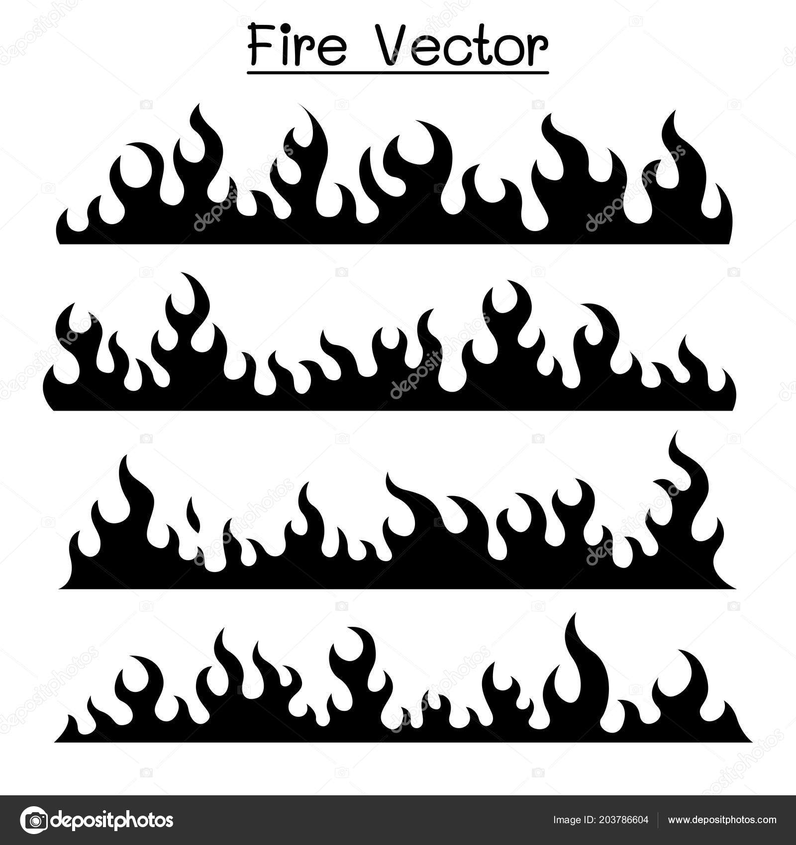 Ícone Fogo Vetor Ícone Chama Fogo imagem vetorial de zo3listic© 670644078