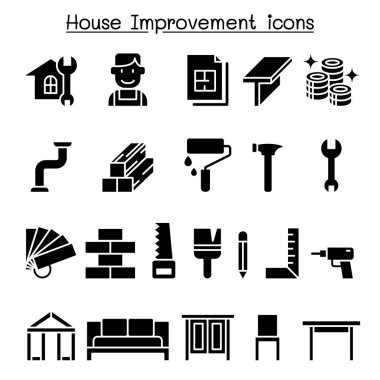 Ev geliştirme Icon set