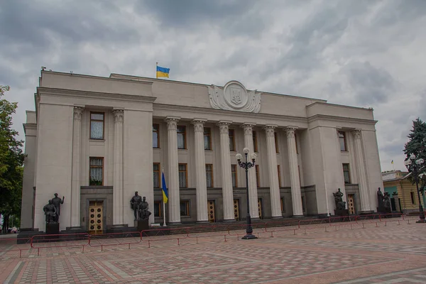 Kiev Ucrania Junio 2017 Fachada Del Edificio Rada Verkhovna Ucrania — Foto de Stock