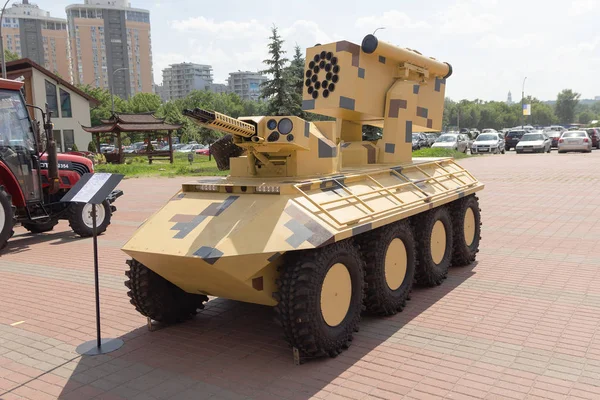 Kiev Ukraina Juni 2018 Fighting Robotic Komplex Phantos Utläggningen Utställningen — Stockfoto