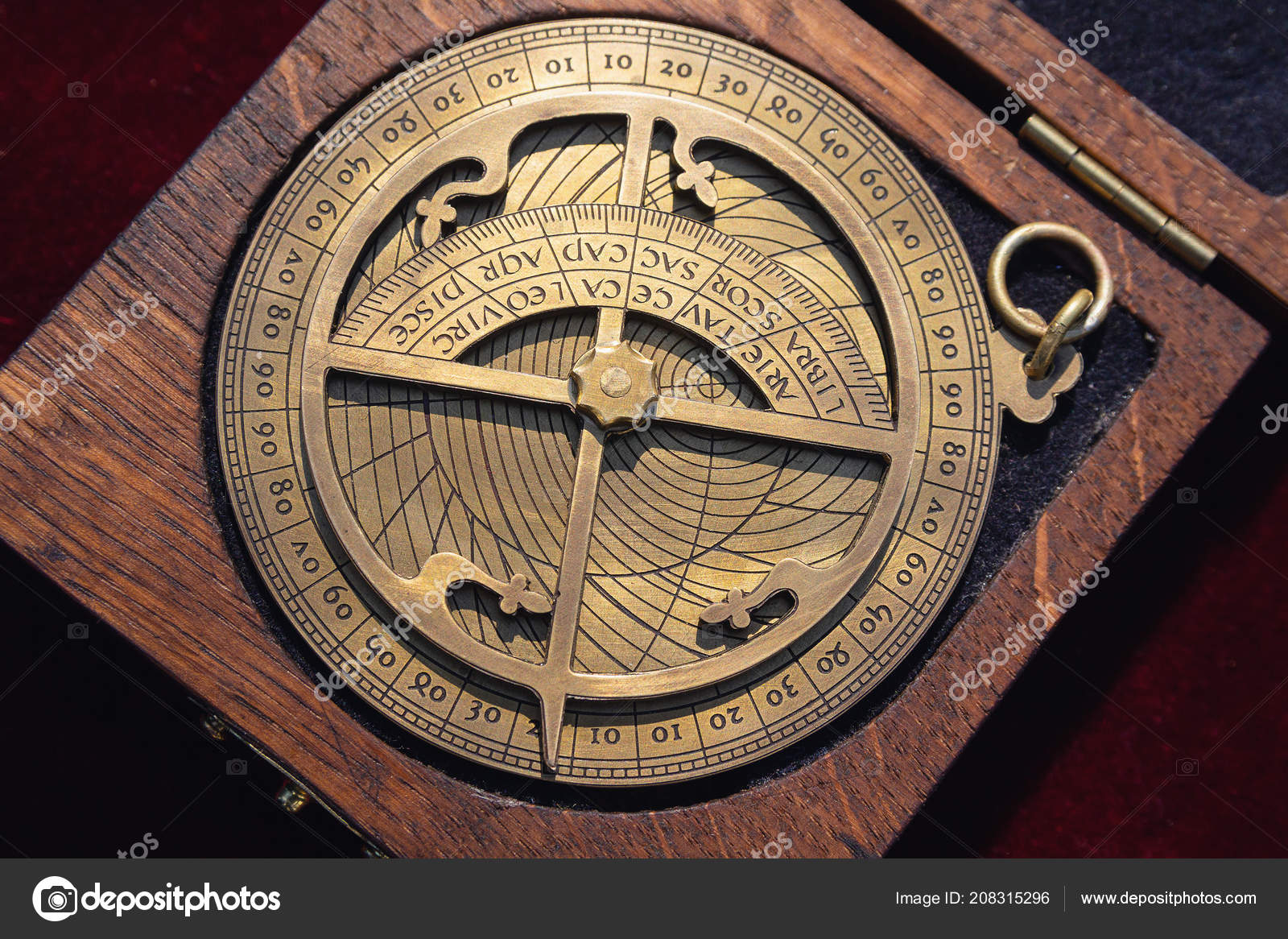 Replica Medieval Astrolabe Which Navigation Instrument — Stock Photo