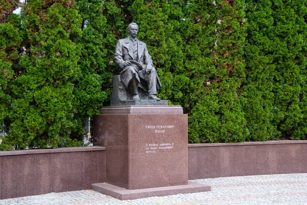 Kiev Oekraïne September 2018 Monument Voor Beroemde Oekraïense Sovjet Ingenieur — Stockfoto