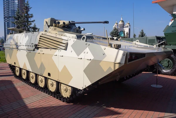 Kiev Ucrânia Outubro 2018 Veículo Combate Infantaria Atualizado Produção Tcheca — Fotografia de Stock