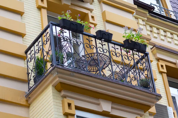 Balcony Building Classical Style Architecture — Stock Photo, Image