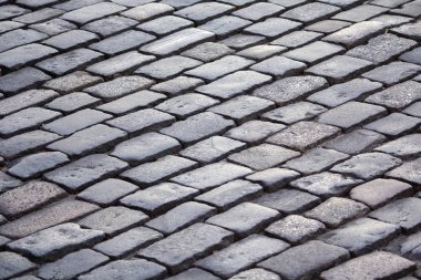 Kentsel taş parke taşı. Arka planlar ve dokular 