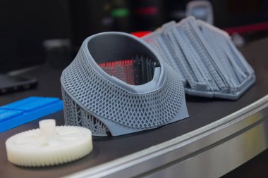 3d baskı tarafından üretilen plastik ürünlerin çeşitli. Teknolojileri