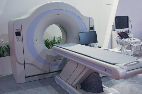 MRI machine and other diagnostic medical equipment. Clinic