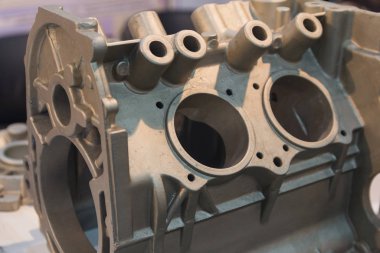Metal ürün döküm teknikleri closeup tarafından yapılır. Sanayi