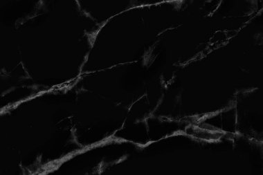 Tasarım için siyah mermer desenli doku arkaplanı.