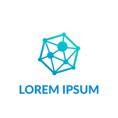 Soyut bilim vektör simgesi.