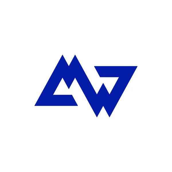 Monogramm Vektor Icon Design — Stockvektor