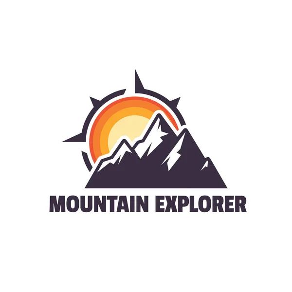 山探险家矢量图标 — 图库矢量图片