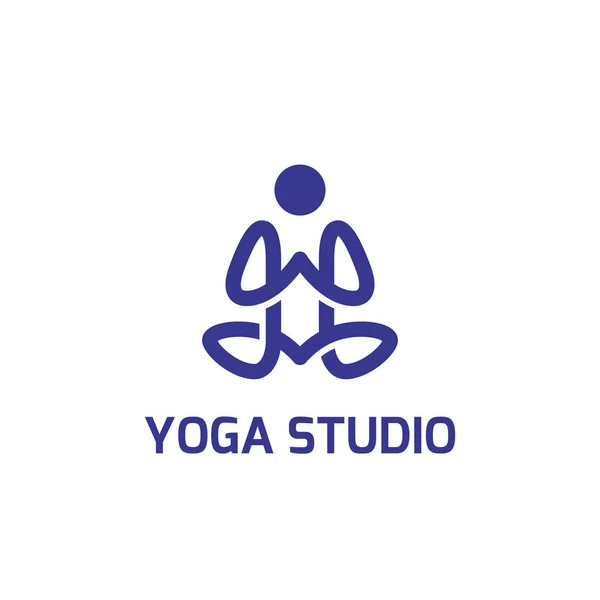 Yoga Studio Vector Icon — Stock Vector