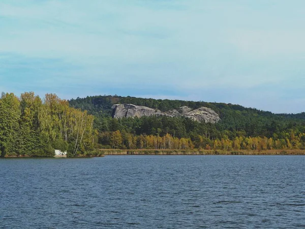 Höst Vid Sjön — Stockfoto