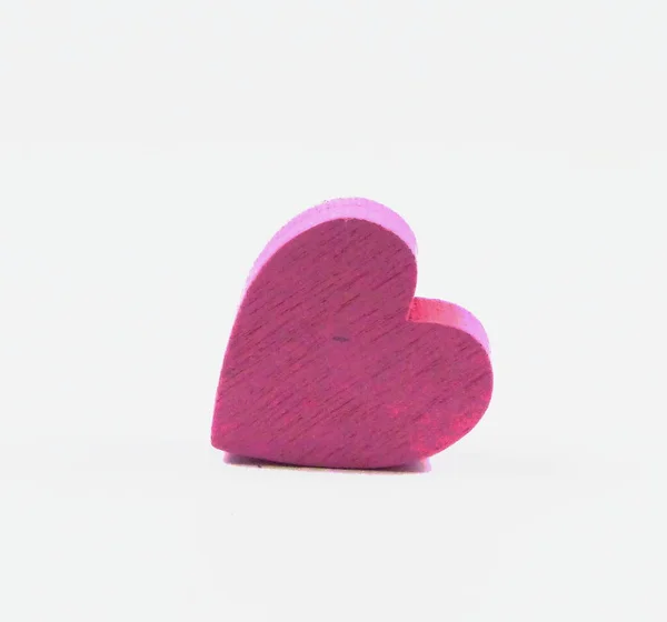 Pink Hearts White Background — Stock Photo, Image