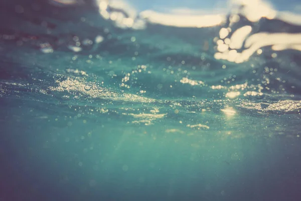 Underwater just below sea level — Stock Photo, Image
