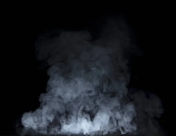 Smoke on black background — Stock Photo, Image