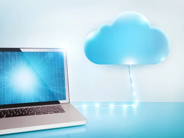 Concetto di cloud computing — Foto Stock