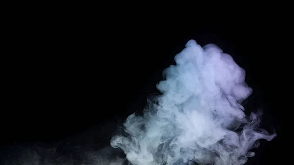 Colorful smoke on black background — Stock Photo, Image